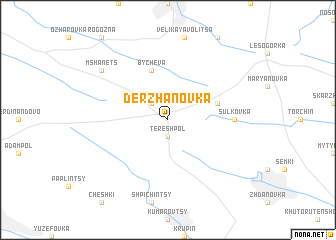 map of Derzhanovka