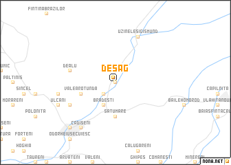 map of Desag