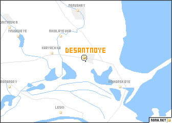 map of Desantnoye