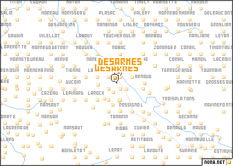 map of Désarmes