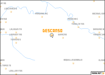 map of Descanso