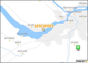 map of Deschênes