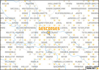 map of Descordes