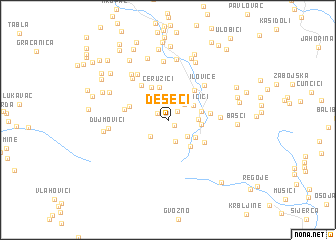 map of Deseci