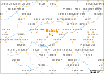 map of Desel