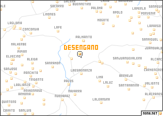 map of Desengaño