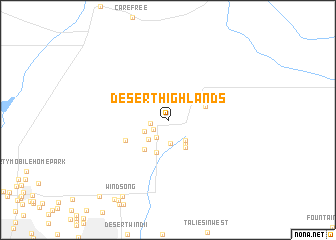 map of Desert Highlands