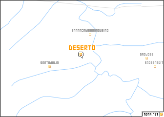 map of Deserto