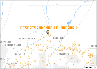 map of Desert Sands Mobile Home Park