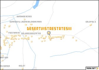 map of Desert Vista Estates III