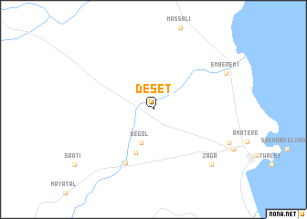 map of Desēt