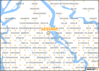 map of Desgaon