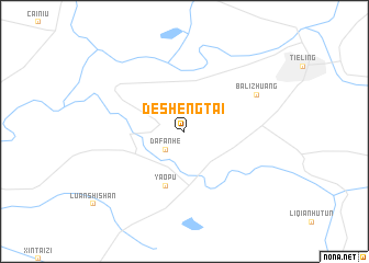 map of Deshengtai