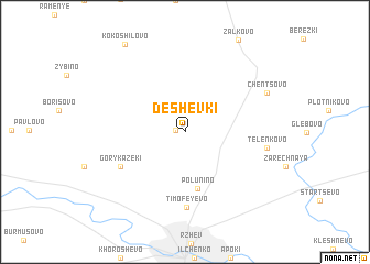 map of Deshëvki