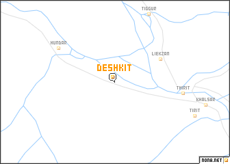 map of Deshkit
