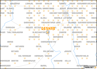 map of Deshma