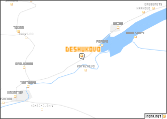 map of Deshukovo