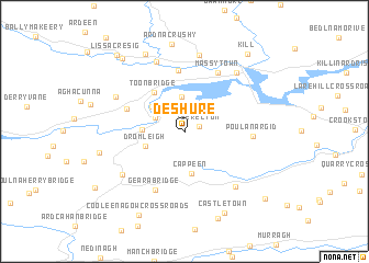 map of Deshure