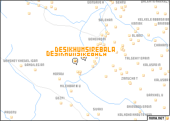 map of Desī Khūmsīr-e Bālā