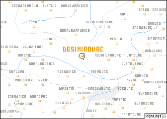 map of Desimirovac