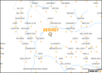 map of Desingy