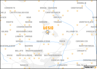 map of Desio