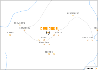 map of Désirade