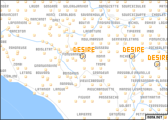 map of Désiré