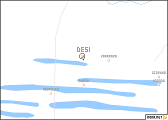 map of Desi