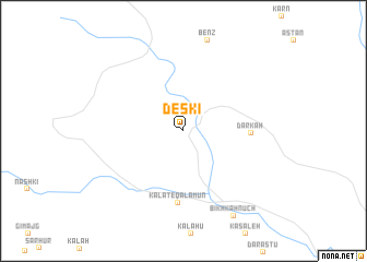 map of Deskī