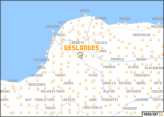 map of Deslandes