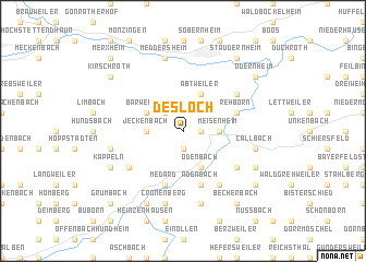 map of Desloch