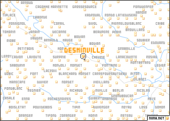 map of Desminville