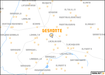 map of Desmonte