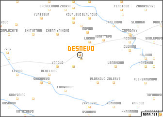 map of Desnëvo