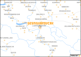 map of Desni Dubrovčak