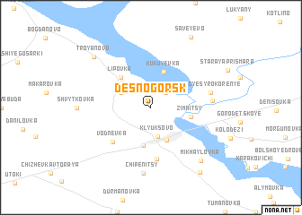 map of Desnogorsk