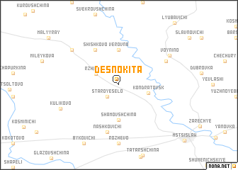 map of Desnokita