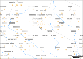 map of Deso