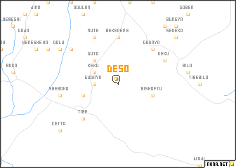 map of Deso