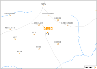 map of Deso
