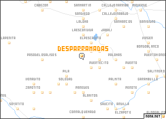 map of Desparramadas