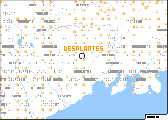 map of Desplantes