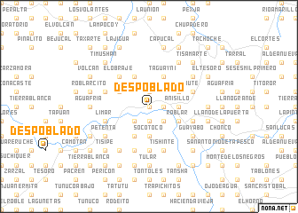 map of Despoblado