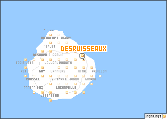 map of Desruisseaux