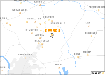 map of Dessau