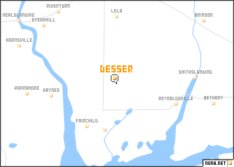 map of Desser