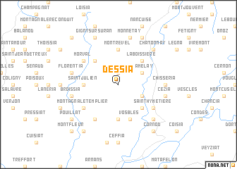 map of Dessia