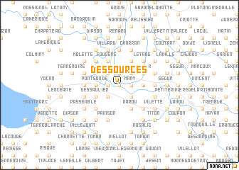 map of Dessources