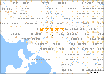 map of Dessources